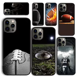 Funda de fútbol americano para iPhone – Carcasa protectora rígida