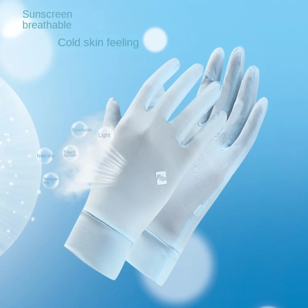 Nuevos guantes de protección UV de poliamida, protección solar, guantes cortos transpirables, guantes elásticos de protección solar para mujer - imagen 3