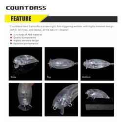 Countbass Crankbait flotante 50mm – Sistema magnético