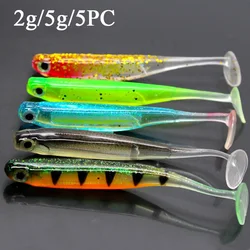 Wobbler Arco Iris Shiner – Cebo cola T silicona suave realista