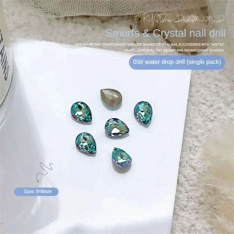 Cristal pequeño Simple Super Flash decoraciones Culet moda portátil salud y belleza duradero - imagen 5