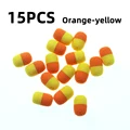 15pcs orange yellow