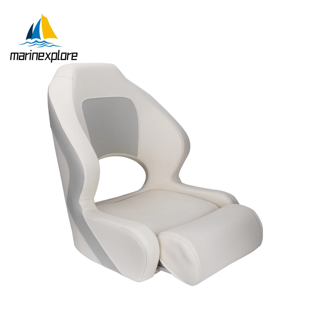 Silla plegable de PVC para barco, asiento de cubierta de fundición profesional para pesca marina, lancha rápida para exteriores, silla para trasero, comodidad para bicicleta - imagen 2