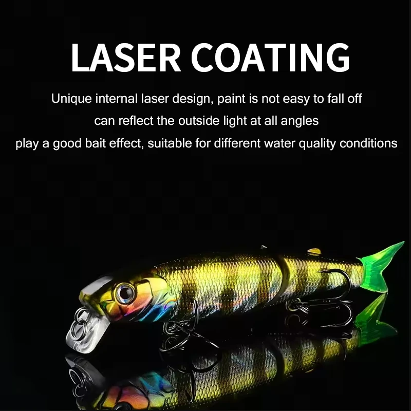 S85 Bearking marca 1 pieza AS-S85 Señuelos de pesca duros Minnow 9 cm 7,2g cebos artificiales Wobblers de buceo profundo aparejos de pesca - imagen 3