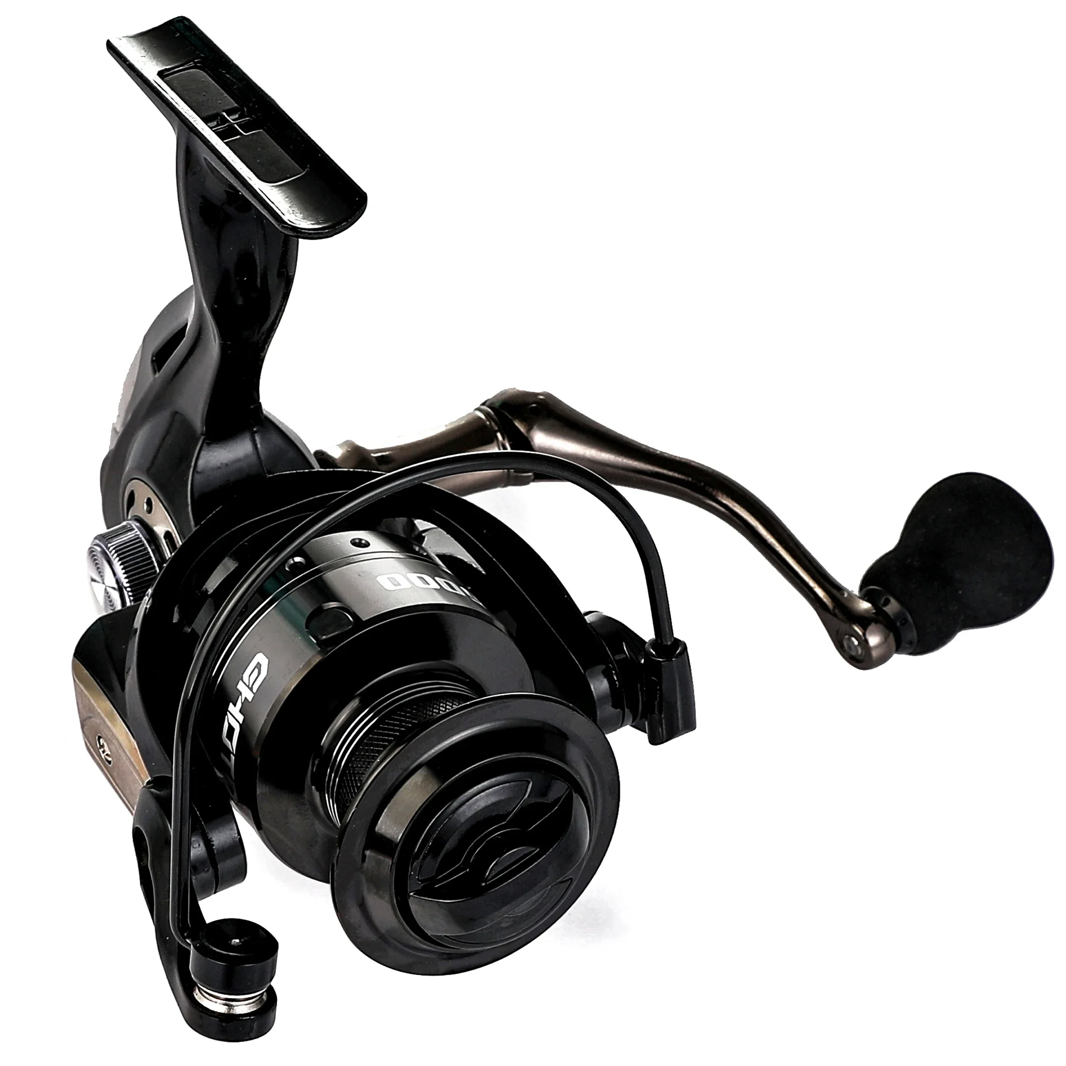 Carrete de pesca giratorio de Metal ultraligero, carrete de pesca de agua salada, alta velocidad, 5,2: 1, 2000-7000 - imagen 2