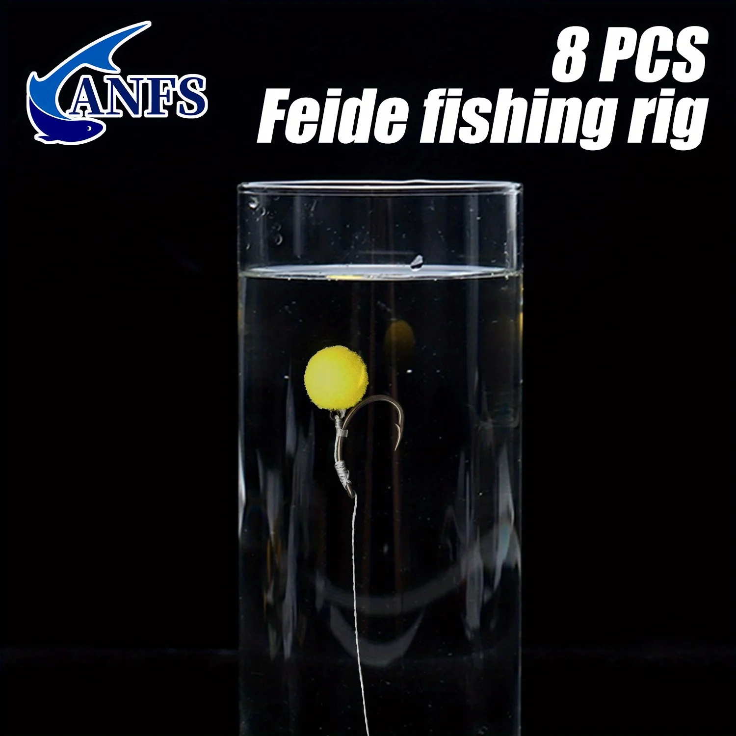 Juego de aparejos de carpa con alimentador de método de 8 piezas, equipo y equipo de pesca hechos a mano, angelzubehör, karpfenangeln - imagen 3