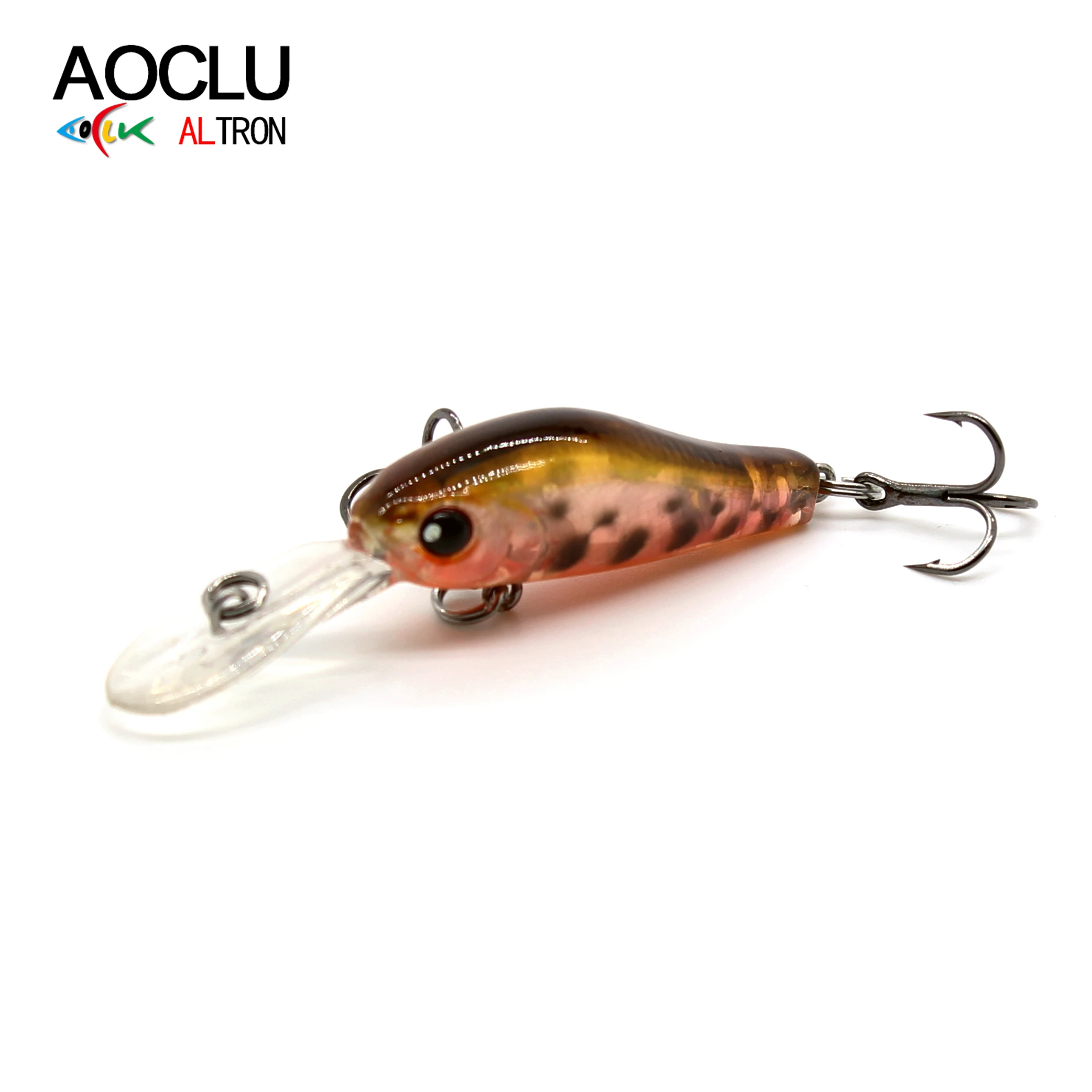 AOCLU-señuelo de pesca de agua salada, cebo duro de 35mm y 2,4g, Minnow, Wobbler Jerkbait, para buceo, 1,2 m, 14 # - imagen 5