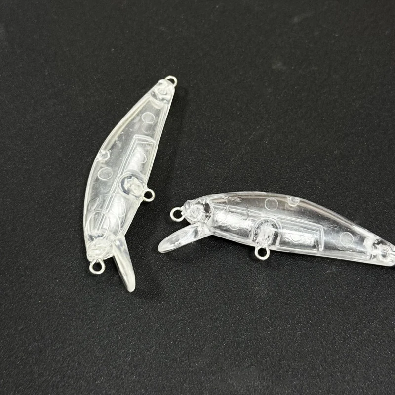 20 piezas cebo de pececillo en blanco sin pintar, 5g, 50mm, Mini señuelo de pececillo que se hunde, Jerkbait Wobblers, cebo duro Artificial, trucha, lago, Swimbait - imagen 2