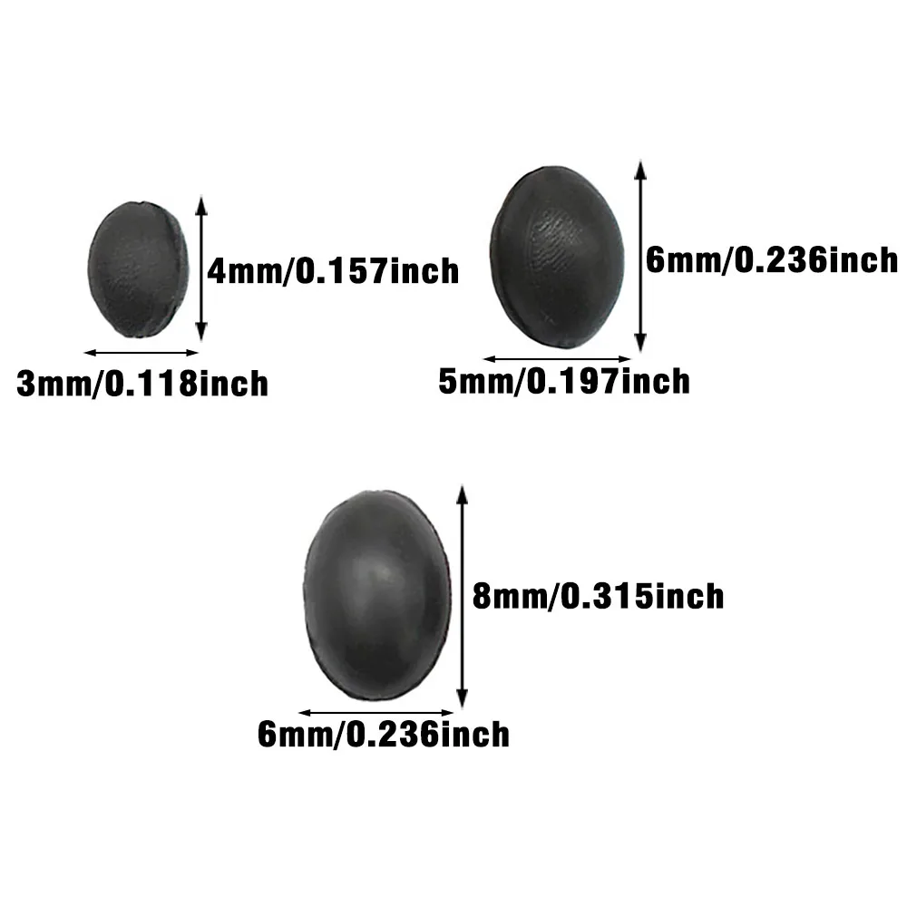 MNFT 8 cuentas ovaladas de tungsteno Rigtrip para pesca de carpa, perfectas para líderes Leadcore y sin plomo, mejoran la precisión de fundición - imagen 4