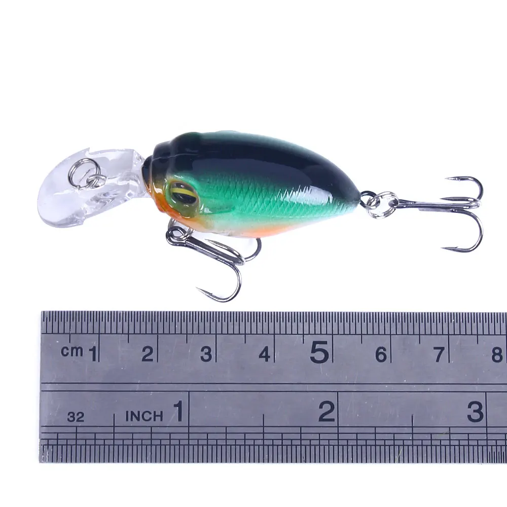 Señuelos de Pesca Crankbait Swim, 6cm, 6,2g, pececillos artificiales, manivela, Wobblers Topwater, 1 unidad - imagen 4