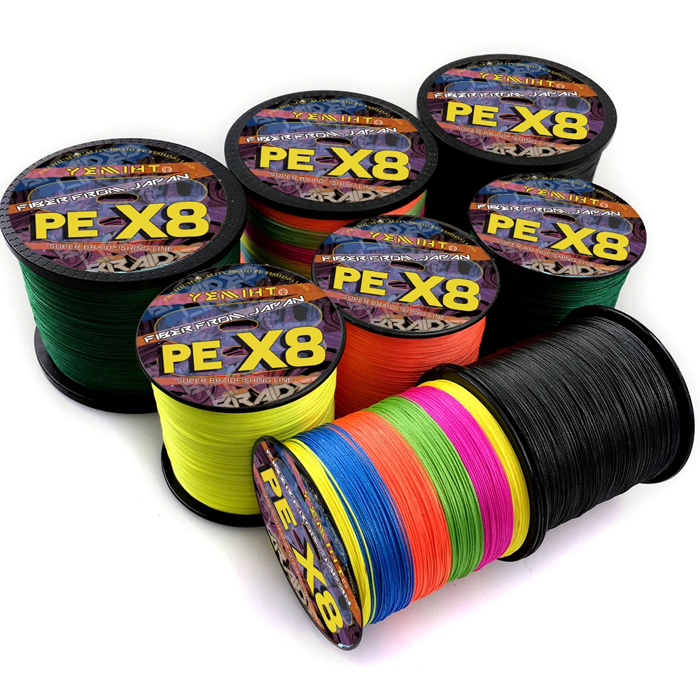 Sedal de pesca de 8 hebras, hilo de pesca Jigging de 300M, 500M, 100M, multifilamento, herramienta de sedal de pesca de carpa, suave y duradero, 18-78LB, nuevo - imagen 3