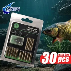 ANFS Clips de plomo para carpa – Manga antienredos y cambio rápido