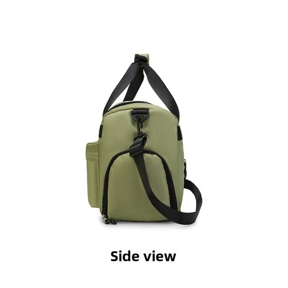 Bolsa de viaje multifuncional, bandolera de gran capacidad con múltiples bolsillos, impermeable, separación en seco y húmedo, bolsa de Fitness Unisex - imagen 5