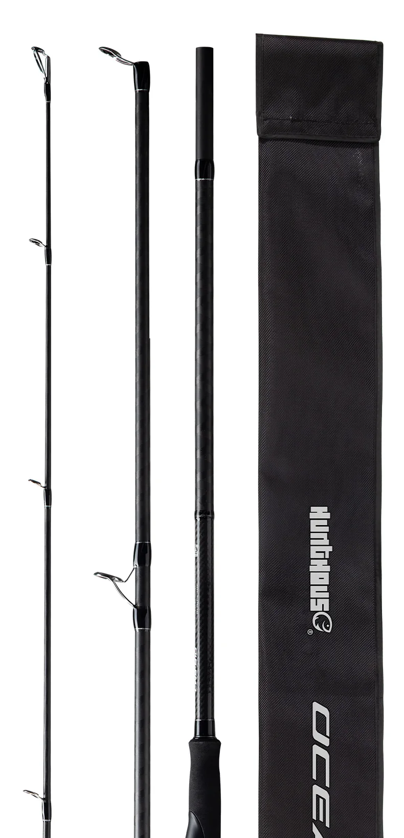 Explore el mundo de la pesca con nuestras cañas versátiles de alta calidad y una caja de transporte duradera