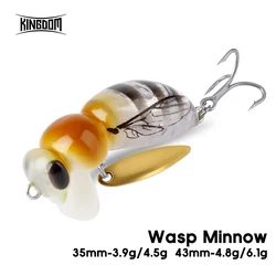 Kingdom Wasp Bait — Señuelo artificial para lubina, flotante y hundible