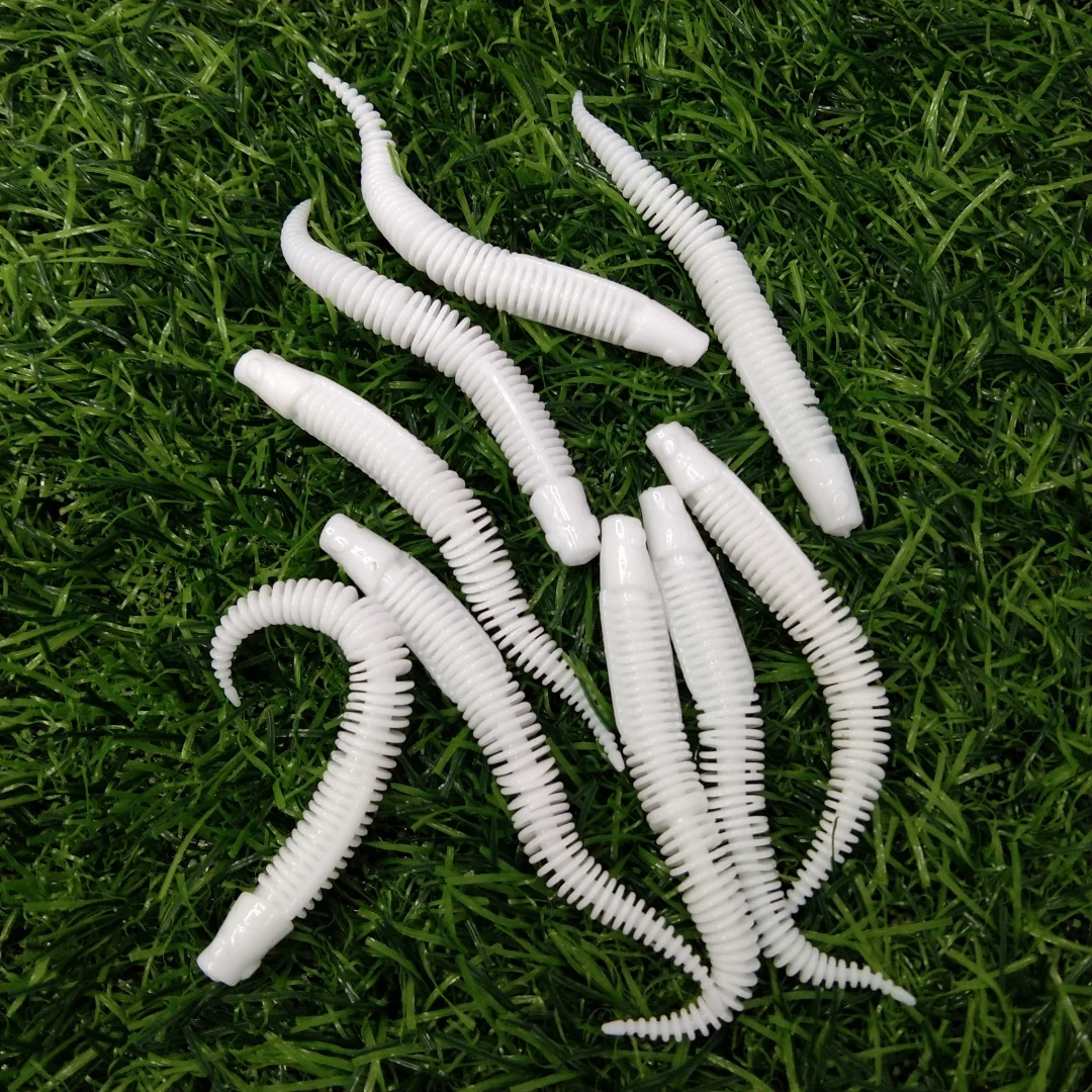 Swolfy 7cm/1,3g 5cm/0,5g señuelos blandos gusanos de silicona cebos Jigging Wobbler Señuelos de pesca Swimbaits artificiales para aparejos de carpa lubina