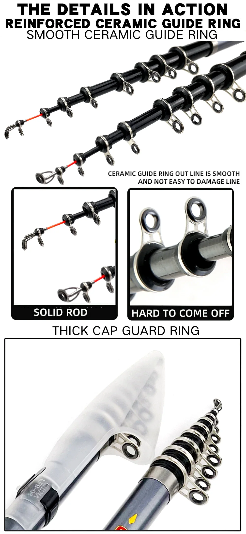 Experimente una acción suave y duradera con nuestros anillos de guía sólidos de alta calidad 200