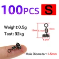 S 100pcs
