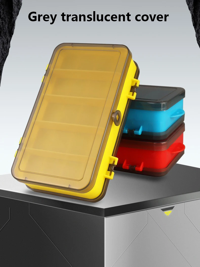 Caja de accesorios para señuelos de pesca de doble cara con almacenamiento de anzuelos de cebo - imagen 3