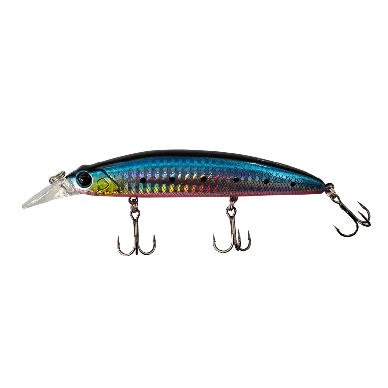 LUTAC-señuelo de piscardo duro de 110mm, anzuelos de origen de 11 colores, cebo flotante profesional de 2m, 21g, alta calidad - imagen 5