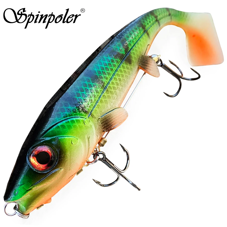 Spinpoler Vinilo con anzuelos Stinger para jigging en mar