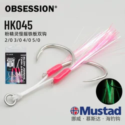Jig Head Obsession HK045 – Carbono brillante para pesca en agua salada