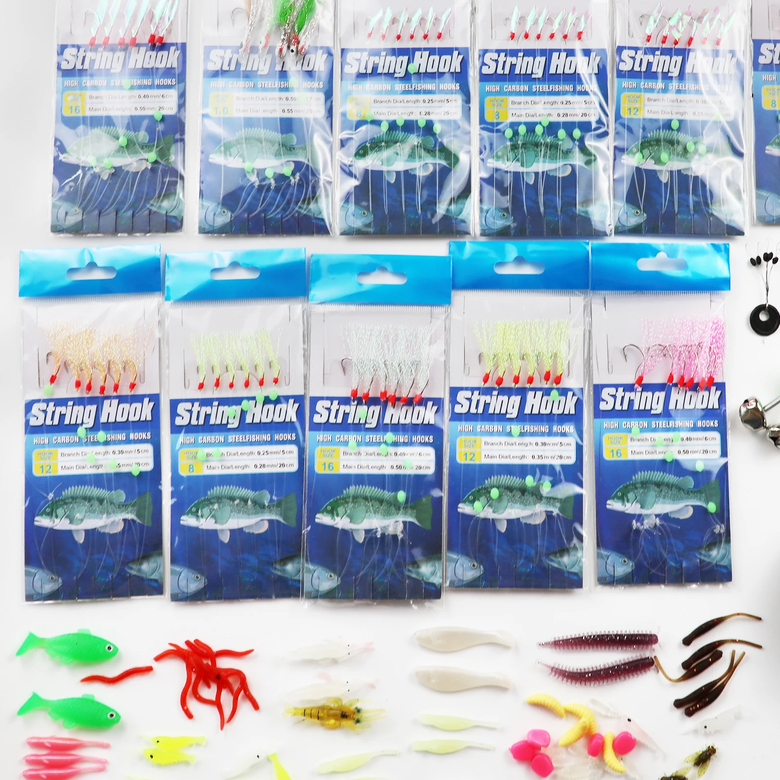 Kit de aparejos baitcasting FREE FISHER – Plomos, flotadores y vinilos - imagen 5