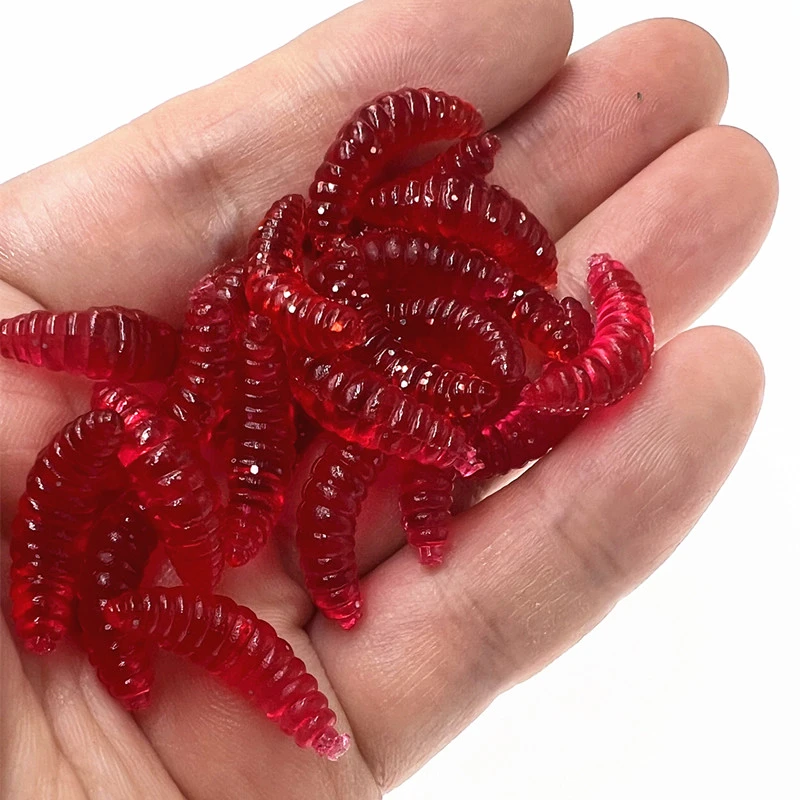 Lua Cebos de vinilo para pesca – Gusanos y lombrices artificiales - imagen 3