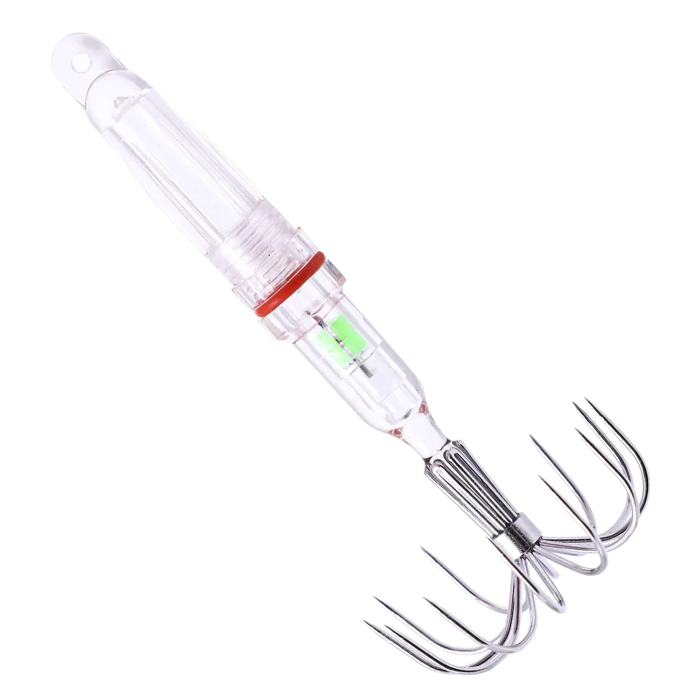 Luz de calamar colorida, luz LED de señuelo de peces subacuática, tira de luz de pez de alto brillo, luz de recolección de peces de aguas profundas, 1 ud. - imagen 2