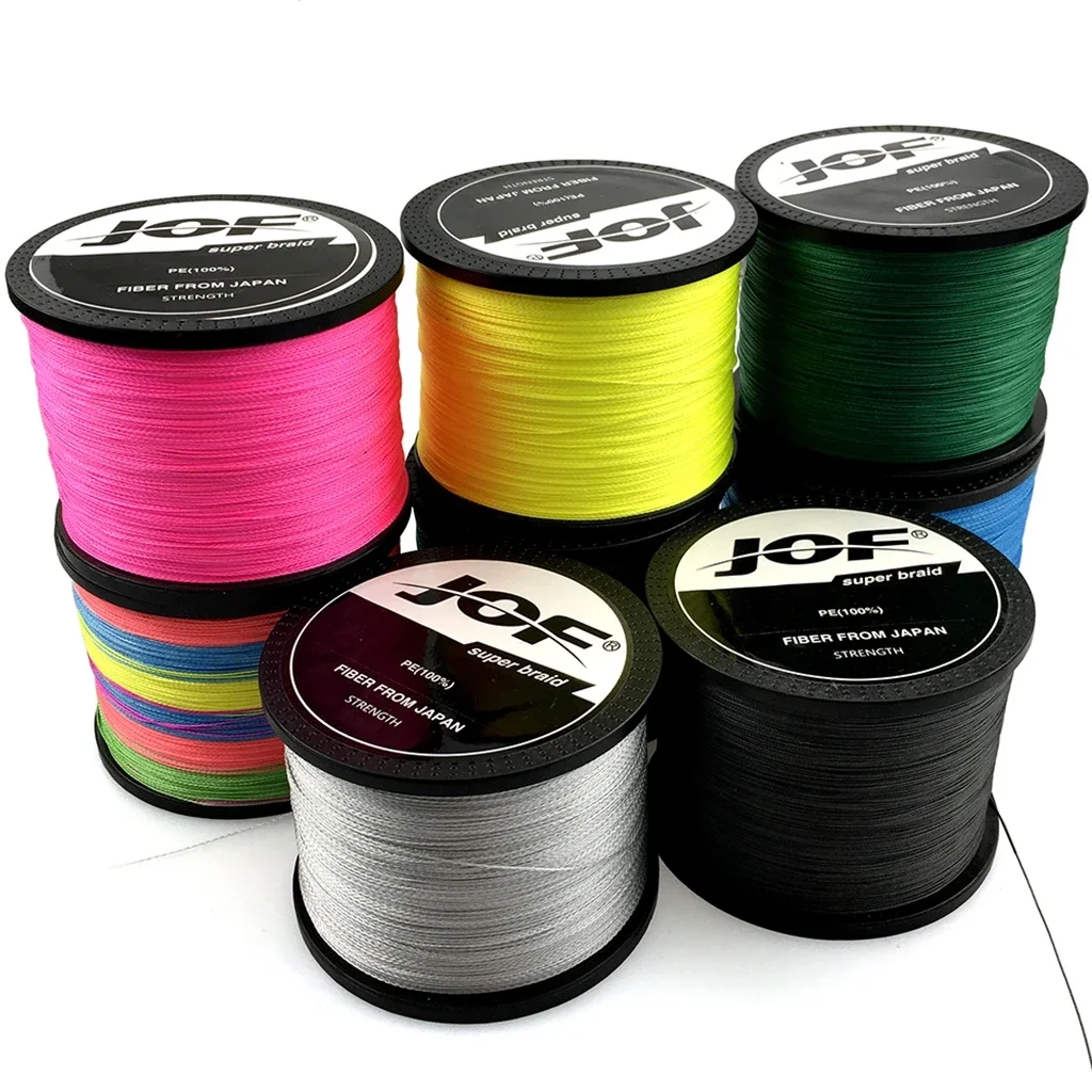 Sedal de pesca de 4 hebras, 300M, PE, 0,11mm-0,50mm, multifilamento Multicolor, hilo de pesca de carpa fuerte 10LB-80LB - imagen 5