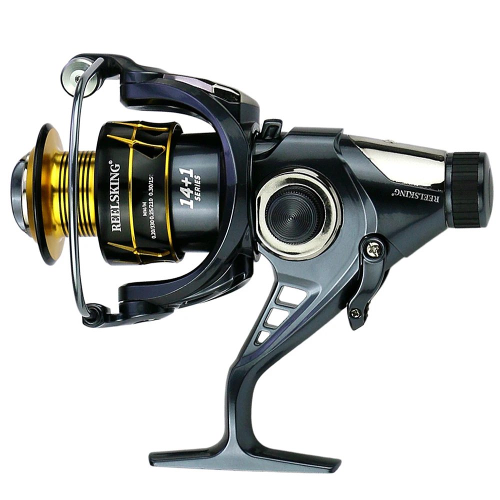 Carrete de Pesca ultraligero, 3000, 4000, 5000, 6000, relación de rotación de alta velocidad, 5,2: 1, mano izquierda y derecha, resistente al agua y duradero - imagen 5