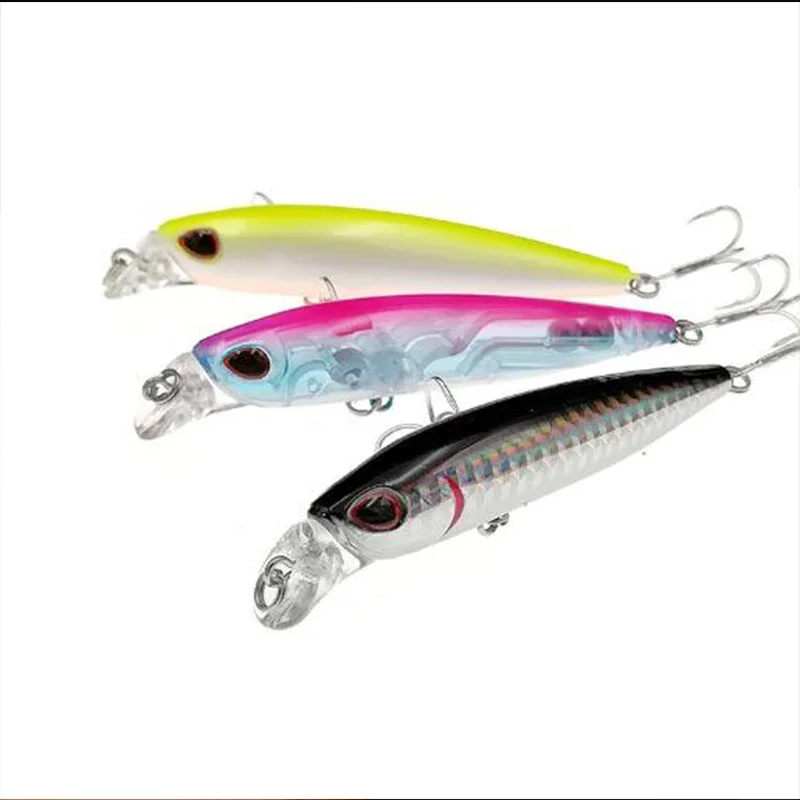 New 1pcs 9cm 10.5g Fishing Lure 3D Eyes Sinking Laser Minnow Hard Aritificial Wobblers Crankbait Plastic Baits Pesca Isca Tackle - imagen 3