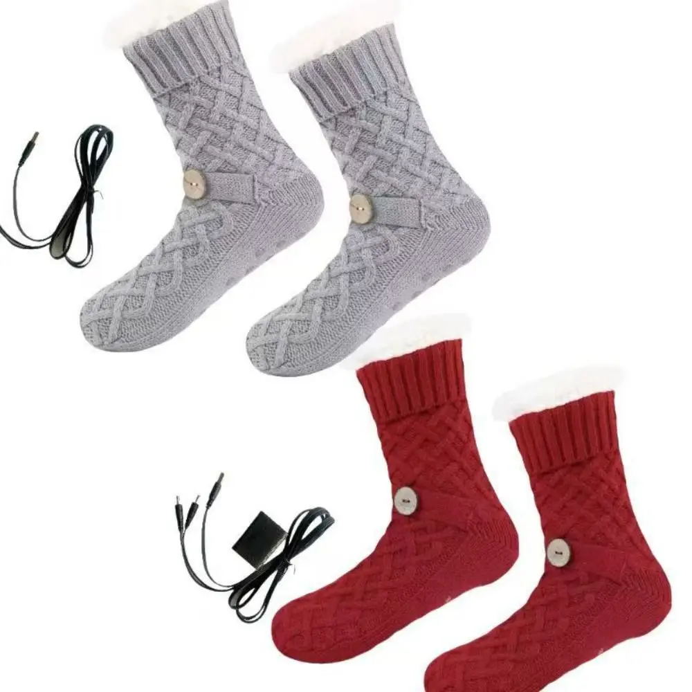 Calcetines térmicos USB pesca – Calentamiento rápido invierno - imagen 4