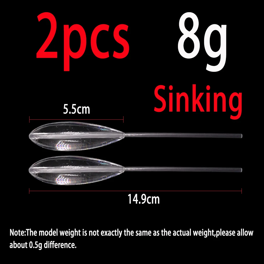 2pcs Sinking 8g