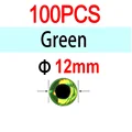 12mm Green 100pcs