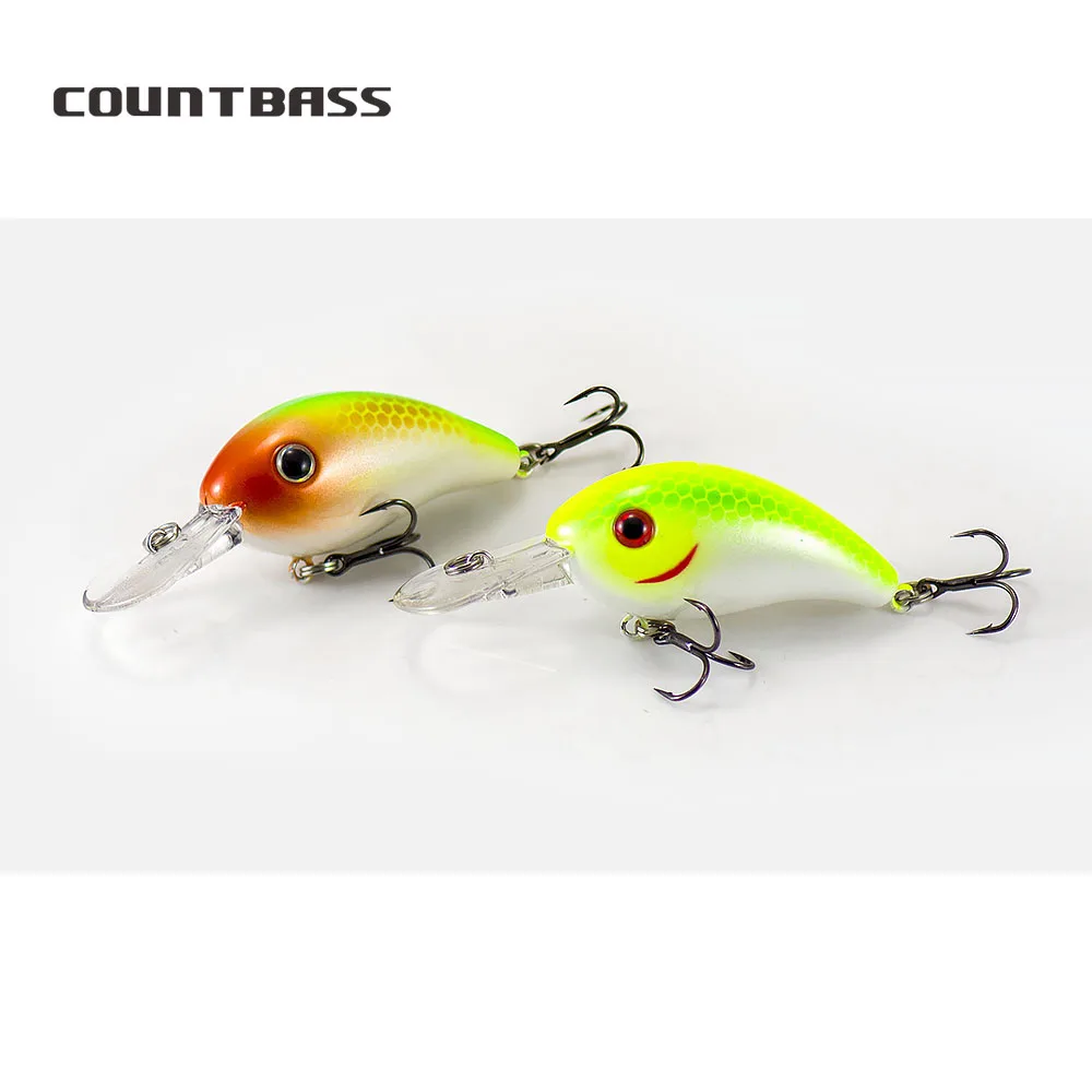 COUNTBASS Crankbaits 42 mm 5,5 g Wobblers de pesca de plástico duro señuelo de pescador de perca de trucha - imagen 5