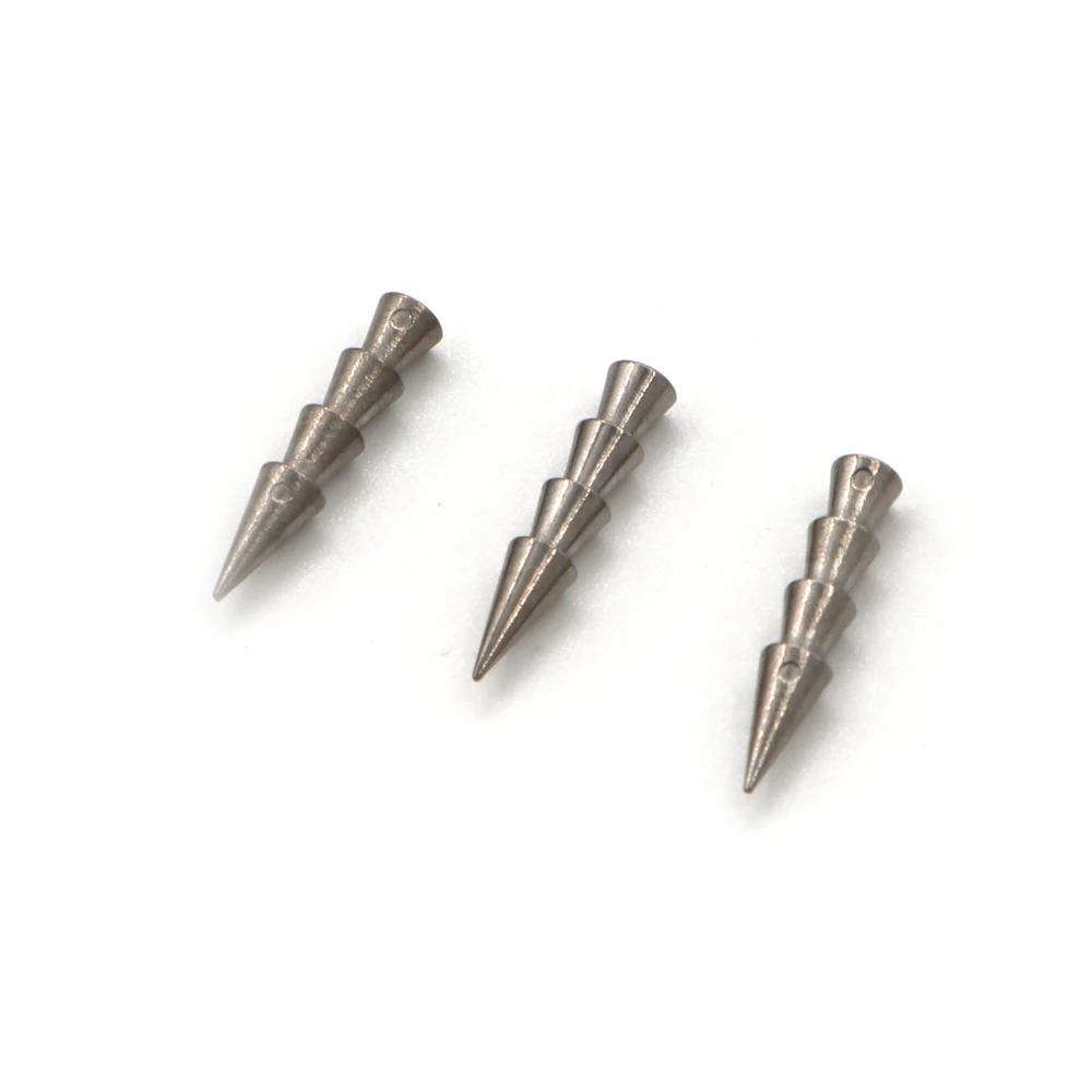 Tungsten Nail Weights for Bass Fishing Insert Sinkers for Fishing Lures Neko Rig and Wacky Rig Sinkers Bass Fishing - imagen 2