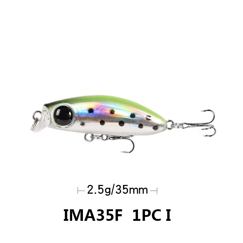 Minnow giratorio 35mm 2,5g para trucha y perca - imagen 4