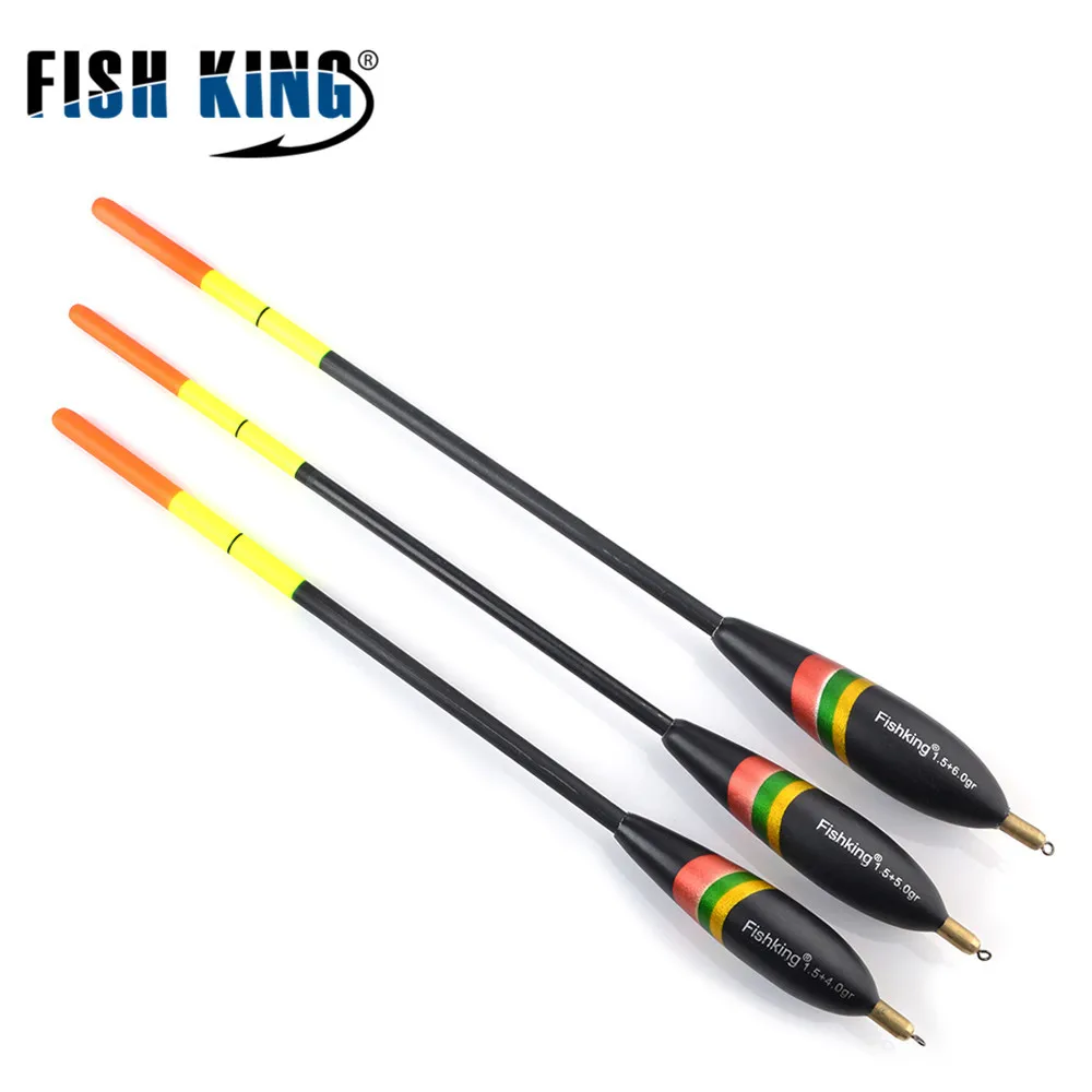 3 unids/lote 1,5-4,0g 1,5 + 5,0g 1,5 + 6,0g tapón de corcho de Pesca boya Bobber Pesca Balsa flotadores conjunto para aparejos de Pesca de carpa