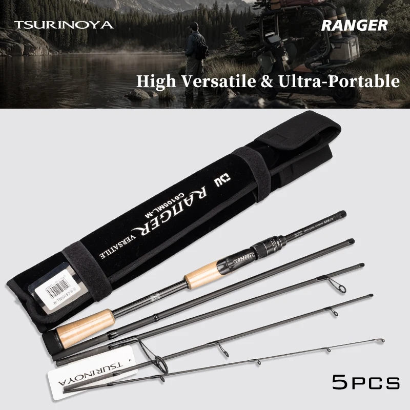 Caña Spinning Viaje Tsurinoya Ranger – Acción Rápida Fuji para Lubina - imagen 2