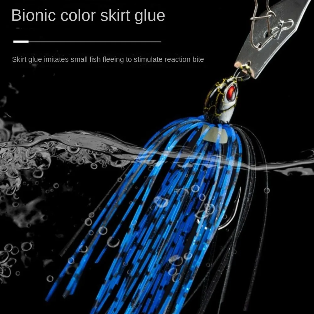 Chatterbait de silicona con borlas para lubina, lucio y lucioperca - imagen 3