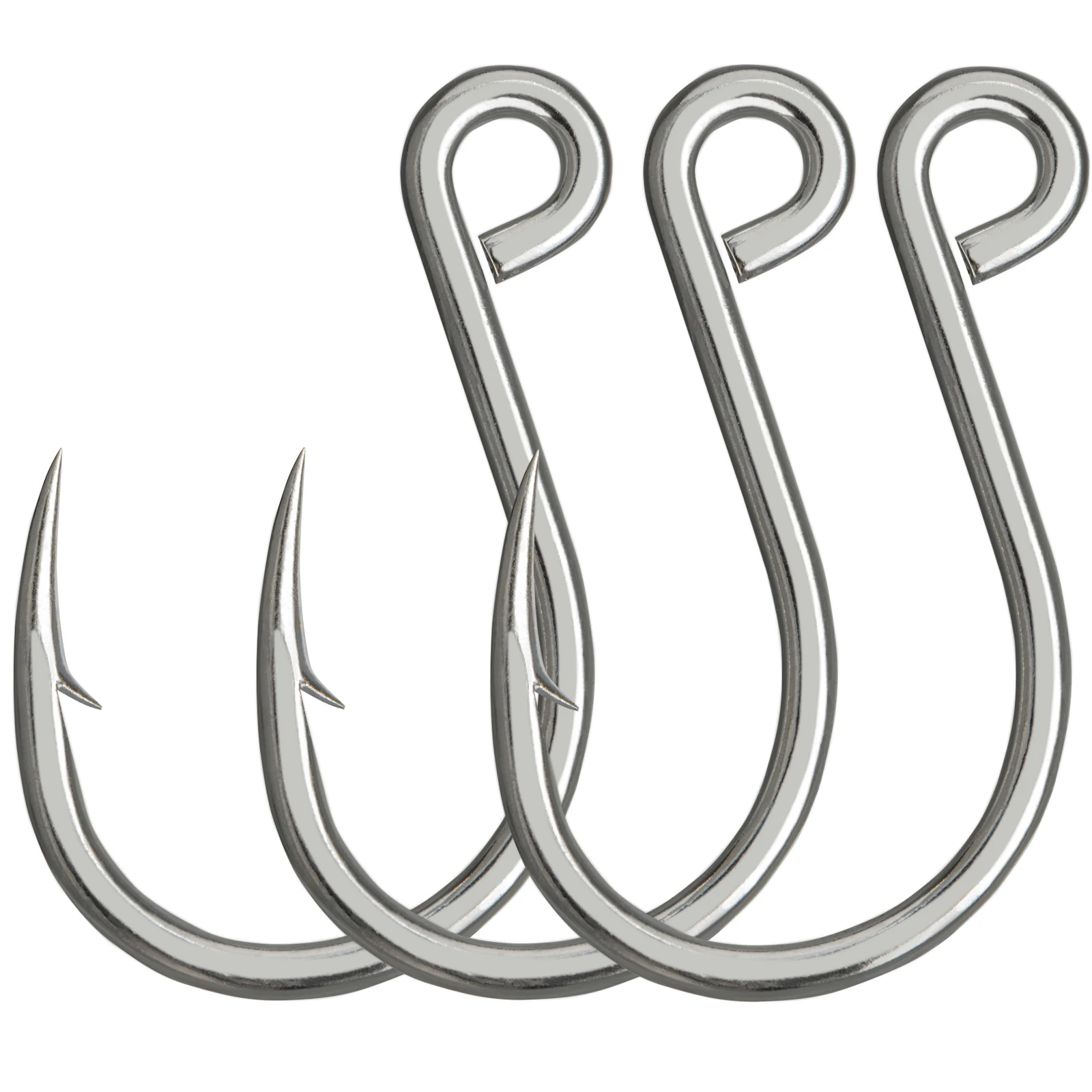 Anzuelos Jig Head acero carbono – Ojo grande para cucharas y vinilos