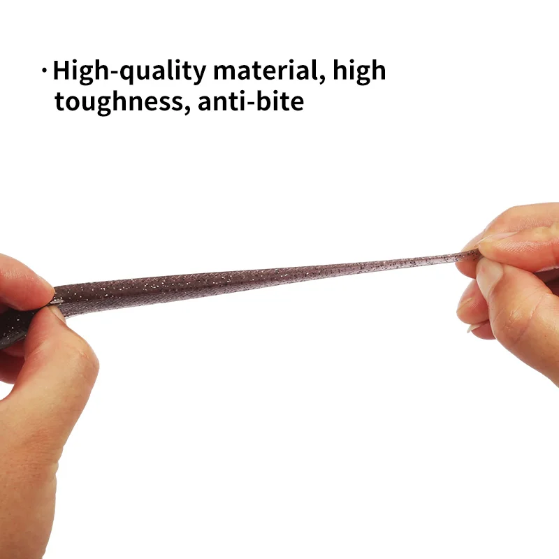 Nuevo señuelo de pesca Shad, señuelo suave de 90MM, 120mm, 160mm, Wobblers, atrayente de olores, carpa, cebo de silicona, Lucio, lubina, cebo Artificial - imagen 5