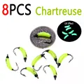8pcs Chartreuse