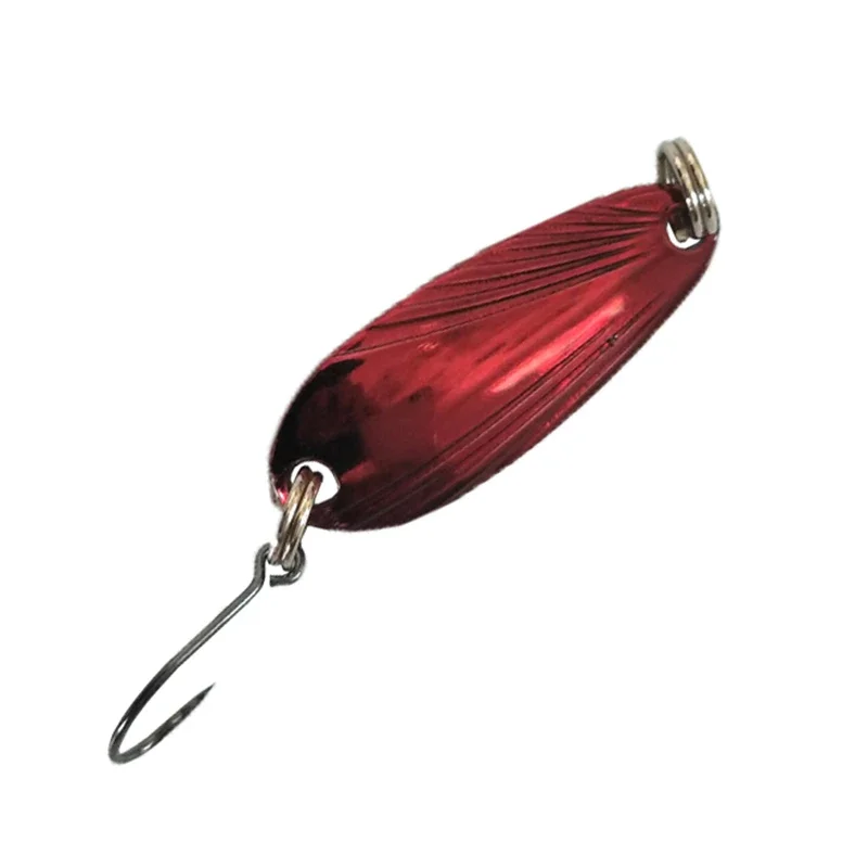 OUTKIT 3,3 cm 3,5g señuelos cuchara artificial cebo duro spinner cebo multicolor 5 unids/lote cuchara de pesca señuelo trucha señuelo lubina - imagen 5