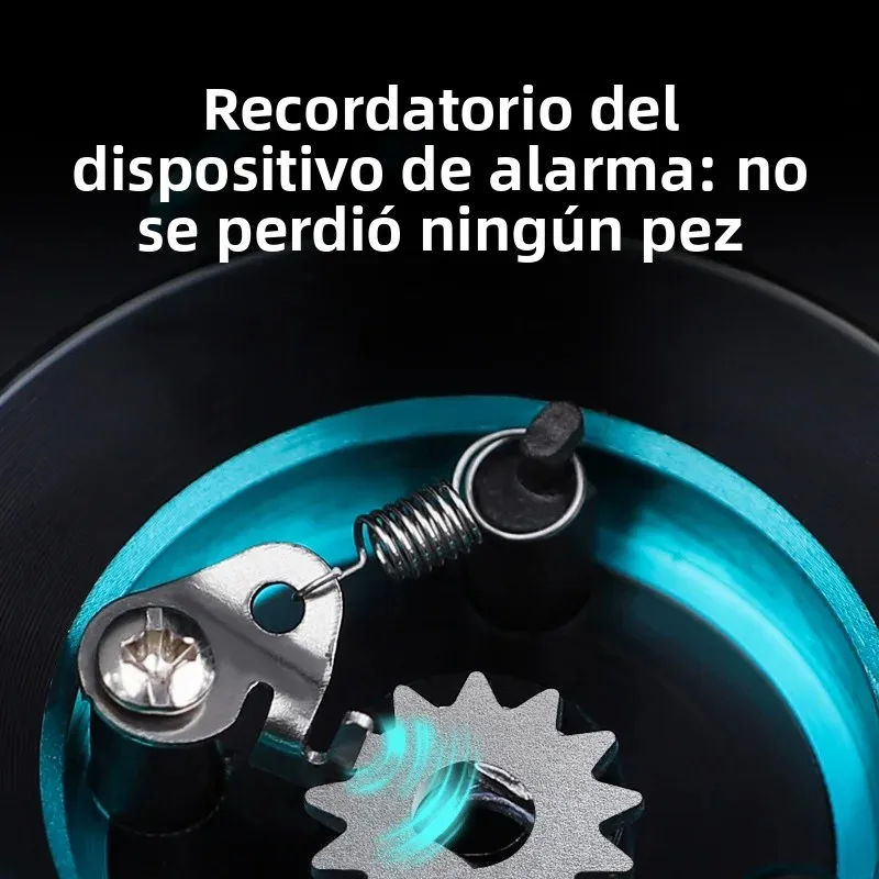 Carrete Spinning Linnhue HZ500-7000 – Cuerpo metálico resistente - imagen 2