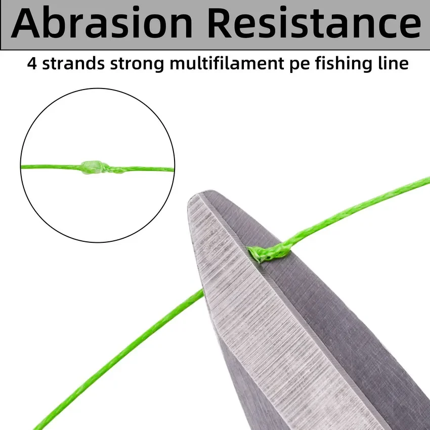 Línea trenzada de 100M X4, 7 colores, todo para sedal de pesca, arrastre máximo de 6LB- 80LB, línea de PE multifilamento para pesca en agua salada y mar - imagen 4