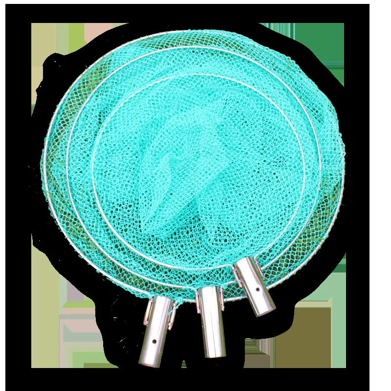 Cabezal de red de pesca de acero inoxidable, objeto grande, ojo denso, varilla de malla fina, equipo de pesca, accesorios - imagen 5