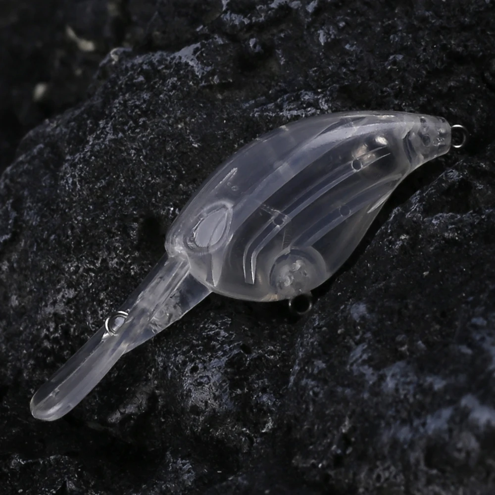 Crankbait flotante sin pintar Dr.Holife – sonajeros, blanco - imagen 3