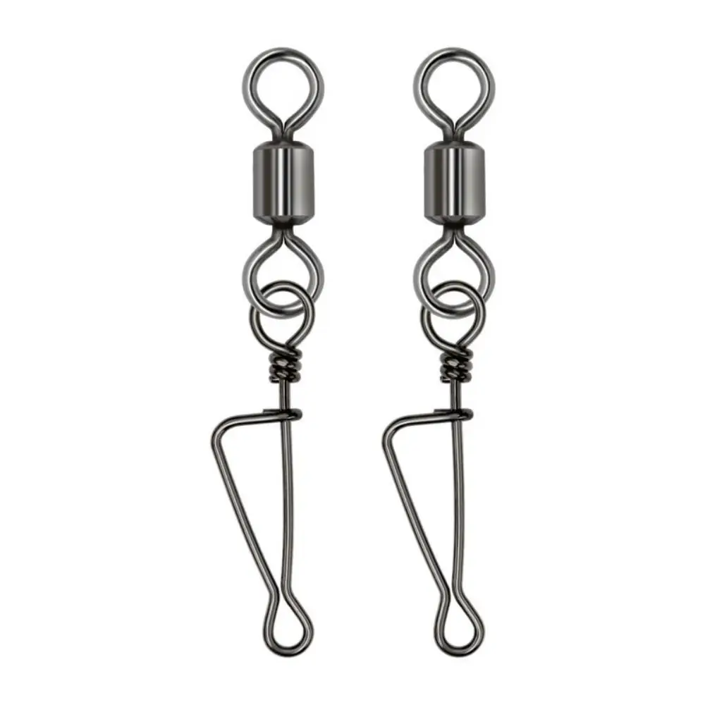 Conector de pesca de 10 piezas, anzuelos de pesca rodantes de acero inoxidable, señuelo de Pesca de Mar, Pin multifunción, aparejos de plantilla - imagen 2
